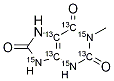 1-Methyluric acid-13C4,15N3 구조식 이미지