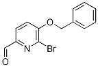 5-(Benzyloxy)-6-bromo-2-pyridinecarbaldehyde 구조식 이미지