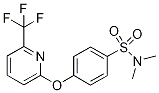 2-[4-(N,N-Dimethylsulphamoyl)phenoxy]-6-(trifluoromethyl)pyridine Structure