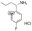 (S)-4-Fluoro-alpha-propylbenzylamine hydrochloride Structure