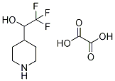 1-(Piperidin-4-yl)-2,2,2-trifluoroethan-1-ol ethane-1,2-dioate 구조식 이미지