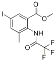 5-Iodo-3-(methoxycarbonyl)-2-[(trifluoroacetyl)amino]toluene Structure