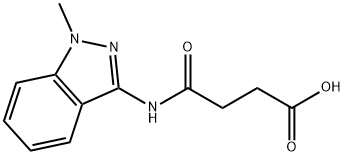 4-[(1-Methyl-1H-indazol-3-yl)amino]-4-oxobutanoic acid Structure