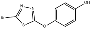 4-[(5-Bromo-1,3,4-thiadiazol-2-yl)oxy]phenol Structure