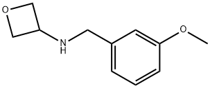 N-(3-Methoxybenzyl)oxetan-3-amine Structure