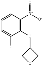 3-(2-Fluoro-6-nitrophenoxy)oxetane Structure