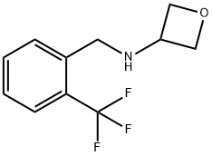 N-[2-(Trifluoromethyl)benzyl]oxetan-3-amine Structure