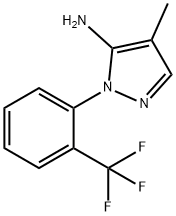 4-Methyl-1-[2-(trifluoromethyl)phenyl]-1H-pyrazol-5-amine Structure