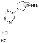 (3S)-1-(Pyrazin-2-yl)pyrrolidin-3-aminedihydrochloride Structure