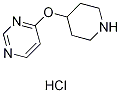 4-(Piperidin-4-yloxy)pyrimidine hydrochloride Structure