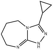 3-Cyclopropyl-5H,6H,7H,8H,9H-[1,2,4]triazolo[4,3-a][1,3]diazepine Structure