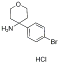 4-(4-Bromophenyl)oxan-4-amine hydrochloride Structure