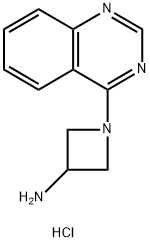 1-(Quinazolin-4-yl)azetidin-3-amine hydrochloride Structure
