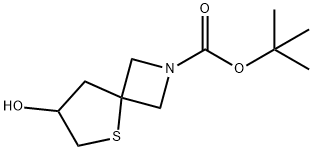 tert-Butyl 7-hydroxy-5-thia-2-azaspiro[3.4]octane-2-carboxylate Structure