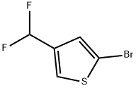 2-Bromo-4-(difluoromethyl)thiophene Structure