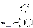 1-(4-Fluorobenzyl)-2-(piperazin-1-yl)-1H-benzimidazole Structure