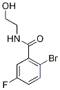 2-Bromo-5-fluoro-N-(2-hydroxyethyl)benzamide 구조식 이미지