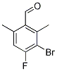 3-Bromo-2,6-dimethyl-4-fluorobenzaldehyde Structure