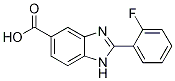 2-(2-Fluorophenyl)-1H-benzimidazole-5-carboxylic acid 구조식 이미지