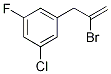 1-(2-Bromoprop-2-en-1-yl)-3-chloro-5-fluorobenzene 구조식 이미지