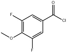 4-(Chlorocarbonyl)-2,6-difluoroanisole Structure