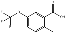 2-Methyl-5-(trifluoroMethoxy)benzoic acid, 97% Structure