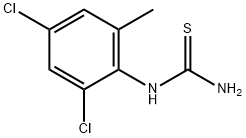 N-(2,4-Dichloro-6-methylphenyl)thiourea Structure