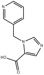 1-(Pyridin-3-ylmethyl)-1H-imidazole-5-carboxylic acid Structure