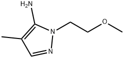 1-(2-Methoxyethyl)-4-methyl-1H-pyrazol-5-amine Structure