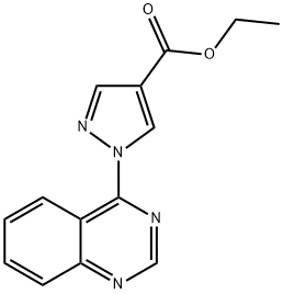 Ethyl 1-(quinazolin-4-yl)-1H-pyrazole-4-carboxylate Structure