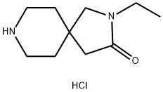 2-Ethyl-2,8-diazaspiro[4.5]decan-3-one hydrochloride Structure