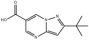2-tert-Butylpyrazolo[1,5-a]pyrimidine-6-carboxylic acid Structure
