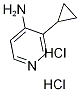 3-Cyclopropylpyridin-4-amine dihydrochloride Structure