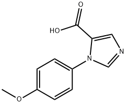 1-(4-Methoxyphenyl)-1H-imidazole-5-carboxylic acid Structure