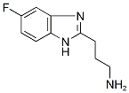 3-(5-Fluoro-1H-benzimidazol-2-yl)propylamine Structure