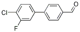 4'-Chloro-3'-fluoro-[1,1'-biphenyl]-4-carboxaldehyde Structure