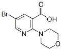 5-bromo-2-morpholinonicotinic acid Structure