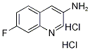 3-Amino-7-fluoroquinoline dihydrochloride 구조식 이미지