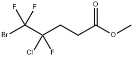 Methyl 5-bromo-4-chloro-4,5,5-trifluoropentanoate Structure