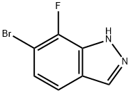 6-Bromo-7-fluoro-1H-indazole 구조식 이미지