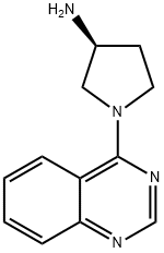 (3S)-1-(Quinazolin-4-yl)pyrrolidin-3-amine 구조식 이미지