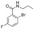 2-Bromo-5-fluoro-N-propylbenzamide 구조식 이미지