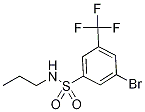 3-Bromo-N-propyl-5-(trifluoromethyl)benzenesulphonamide 구조식 이미지