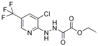 Ethyl 2-{2-[3-chloro-5-(trifluoromethyl)pyridin-2-yl]hydrazino}-2-oxoacetate 97% Structure