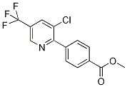 Methyl 4-[3-chloro-5-(trifluoromethyl)-2-pyridinyl]benzenecarboxylate 95% 구조식 이미지