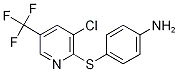 4-{[3-Chloro-5-(trifluoromethyl)pyridin-2-yl]sulphanyl}aniline, 2-[(4-Aminophenyl)sulphanyl]-3-chloro-5-(trifluoromethyl)pyridine, 4-Aminophenyl 3-chloro-5-(trifluoromethyl)pyridin-2-yl sulphide Structure