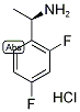 (R)-2,4-Difluoro-alpha-methylbenzylamine hydrochloride Structure