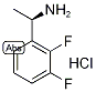 (R)-2,3-Difluoro-alpha-methylbenzylamine hydrochloride 구조식 이미지