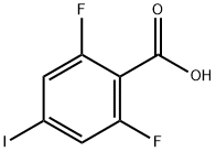 2,6-Difluoro-4-iodobenzoic acid Structure