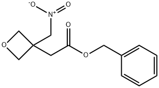 Benzyl 2-(3-(nitromethyl)oxetan-3-yl)acetate Structure